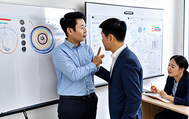 파트너십의 성공 사례 및 교훈 - Two CEOs Shaking Hands After a Deal**

"Two business executives in professional attire, fully clothe...