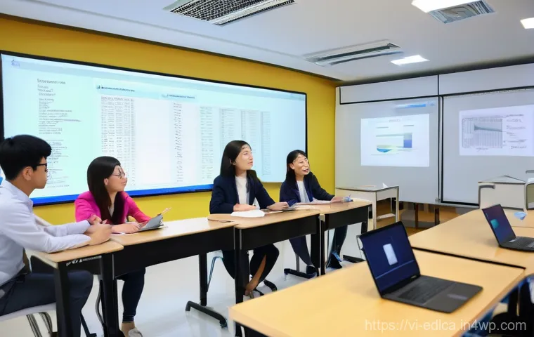 교육적 파트너십 형성의 성공 요인 - A vibrant and dynamic university classroom in a modern Vietnamese institution. A diverse group of yo...
