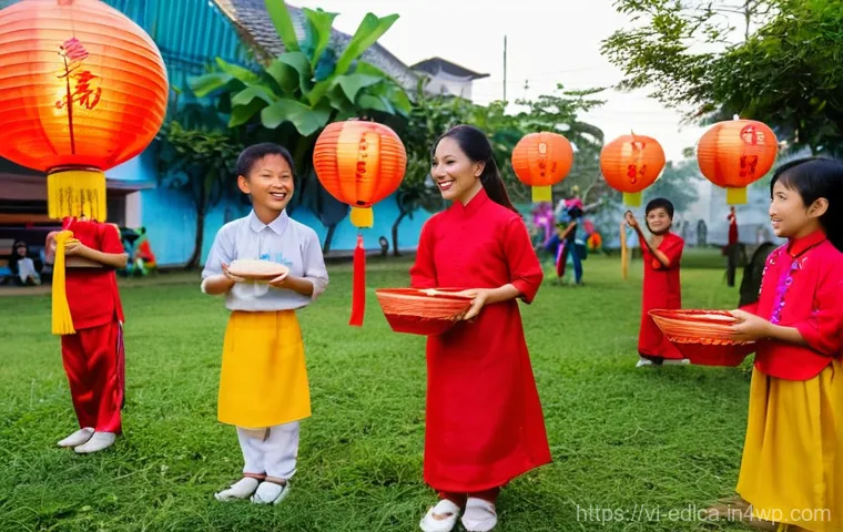 학교 가정 파트너십의 중요성 - **A Vietnamese parent engaging with their child and teacher in a primary school.**
    *   **Prompt:...