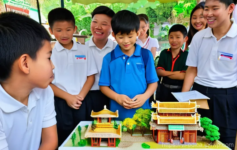 학생의 자율성을 존중한 파트너십 - "A determined Vietnamese high school student, about 16 years old, is focused on assembling a small r...